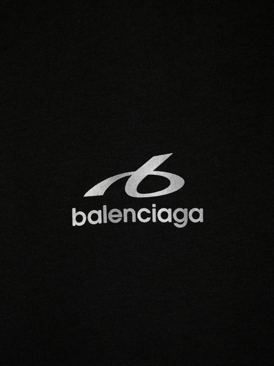 26FW 발렌시아가 긴팔 티셔츠 A008NW TVVD21000 BLACK - BALENCIAGA