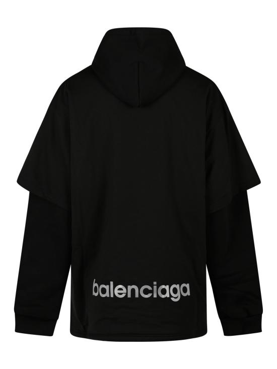 26FW 발렌시아가 긴팔 티셔츠 A008NW TVVD21000 BLACK - BALENCIAGA