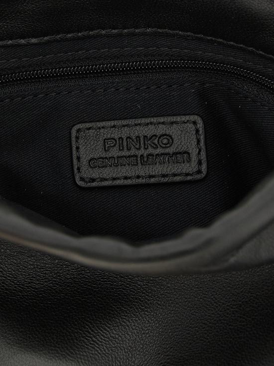 26FW 핑코 클러치/파우치 플라워 클러치 블랙 - PINKO