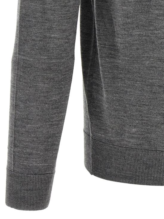 26FW LARMERI STUDIO 폴로 티셔츠 메리노 울 셔츠 폴로 그레이 - OTHER BRANDS