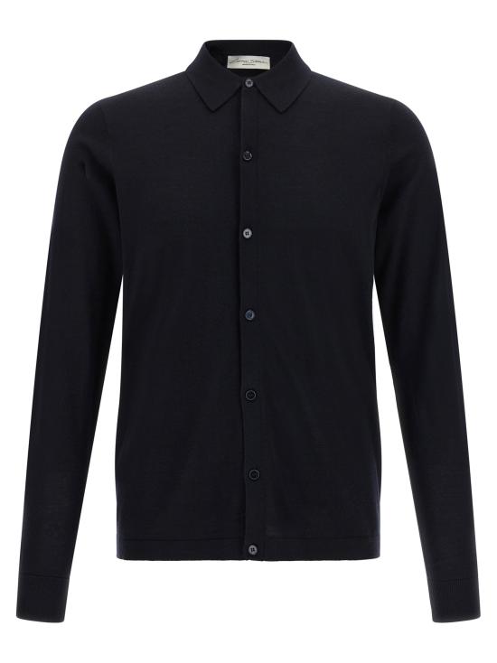 26FW LARMERI STUDIO 폴로 티셔츠 셔츠 폴로 셔츠 블루