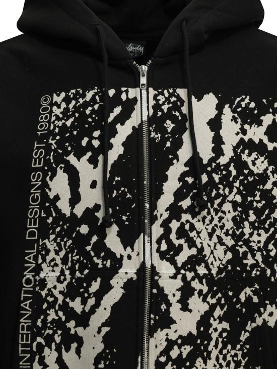 26FW 스투시 긴팔 티셔츠 검정색 스웨트셔츠 - STUSSY