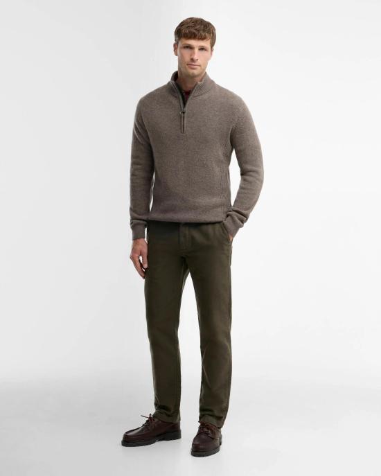 26FW 바버 집업 니트 MKN0837 MKN OL76 MILITARY MARL - BARBOUR