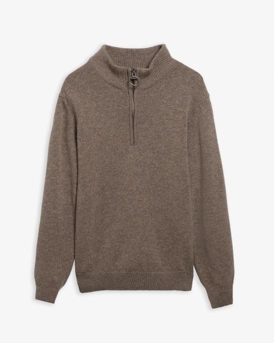 26FW 바버 집업 니트 MKN0837 MKN OL76 MILITARY MARL