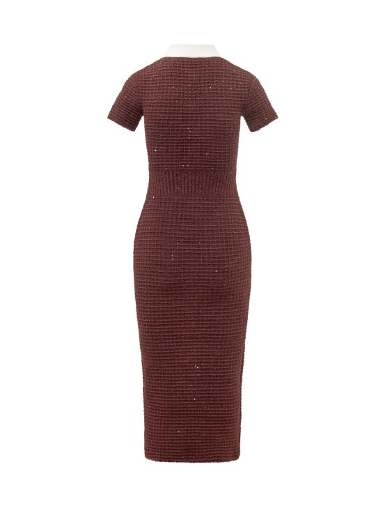 26FW 셀프 포트레이트 원피스 SC26091M BU BURGUNDY - SELF PORTRAIT