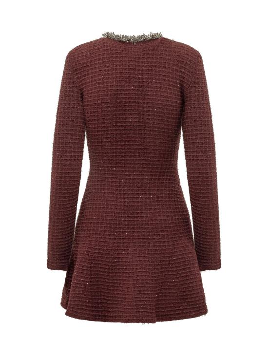 26FW 셀프 포트레이트 원피스 SC26152S BU BURGUNDY - SELF PORTRAIT