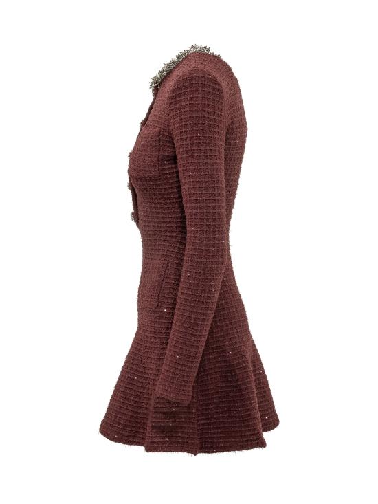 26FW 셀프 포트레이트 원피스 SC26152S BU BURGUNDY - SELF PORTRAIT