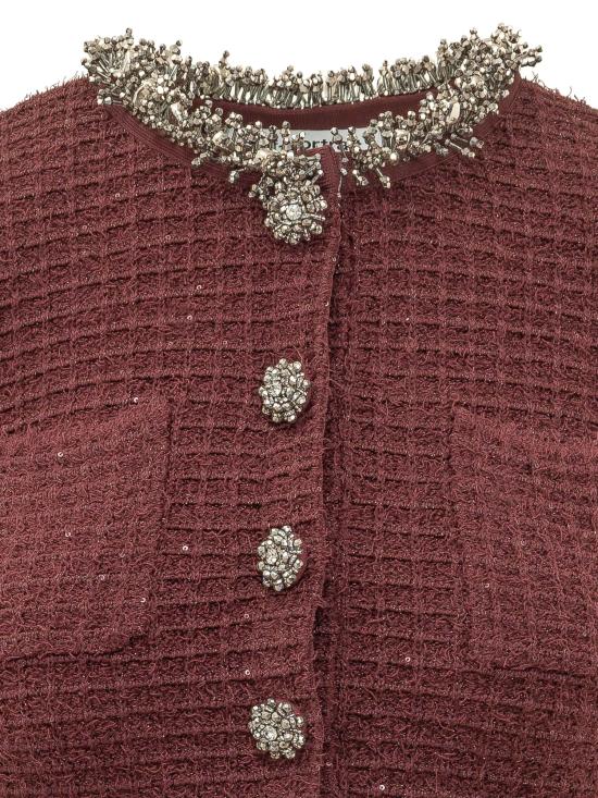 26FW 셀프 포트레이트 원피스 SC26152S BU BURGUNDY - SELF PORTRAIT