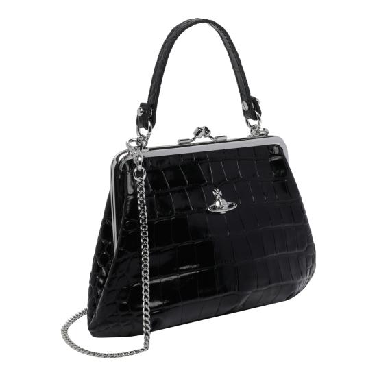 26FW 비비안웨스트우드 그래니 프레임 퍼스 4B010007W L0098 N401 BLACK - VIVIENNE WESTWOOD