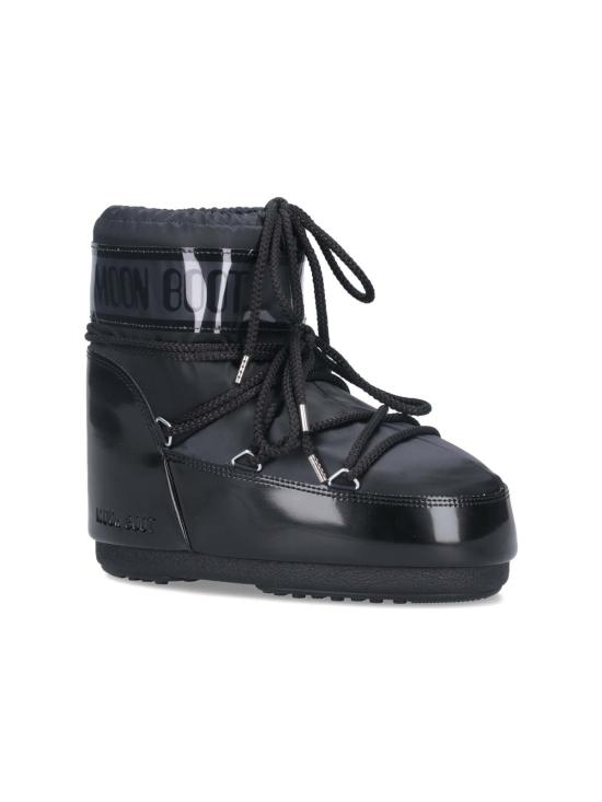 26FW 문부츠 아이콘 나일론 로우 부츠 80D1409350 N001 BLACK - MOON BOOT