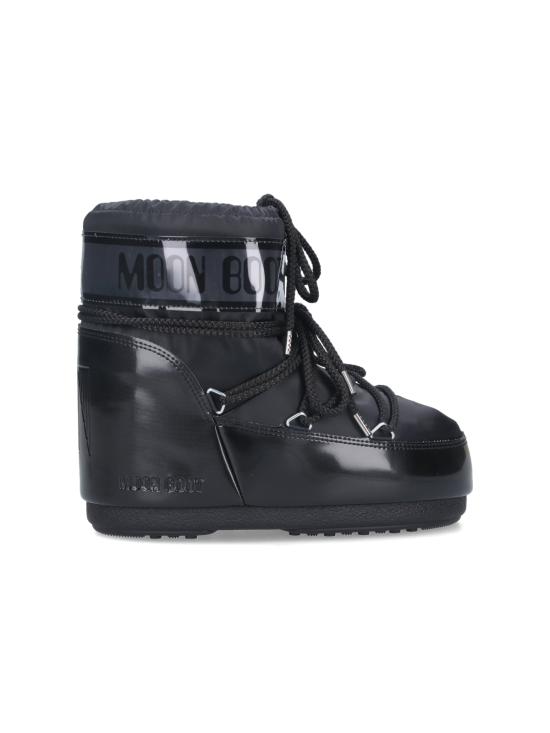 26FW 문부츠 아이콘 나일론 로우 부츠 80D1409350 N001 BLACK