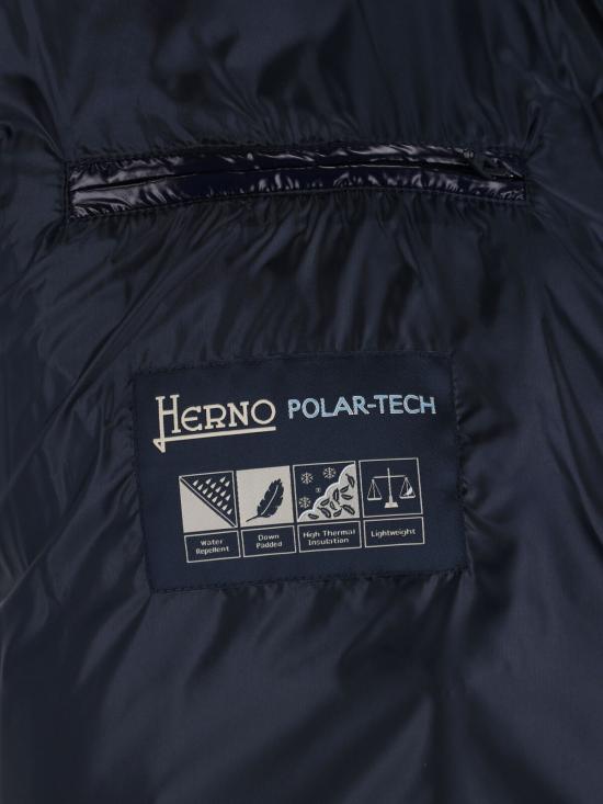 26FW 에르노 마야 후드 쇼트 다운 재킷 PI001416U 12973 9200 BLUE - HERNO