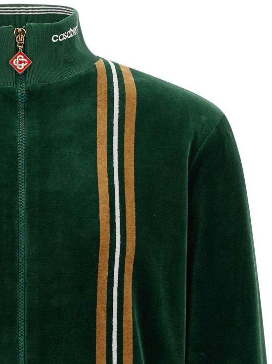 26FW 카사블랑카 긴팔 티셔츠 CA344547BM GREEN - CASABLANCA