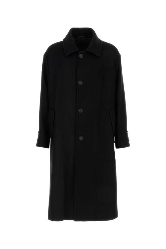26FW 조르지오 아르마니 코트 GM004047TE16788 UC001 BLACK