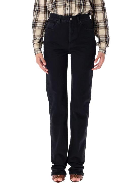 25FW 생로랑 스트레이트 팬츠 807142Y29WA 1294 MIDNIGHT BLACK