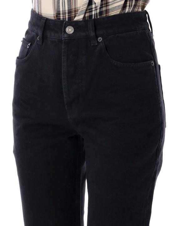 25FW 생로랑 스트레이트 팬츠 807142Y29WA 1294 MIDNIGHT BLACK - SAINT LAURENT