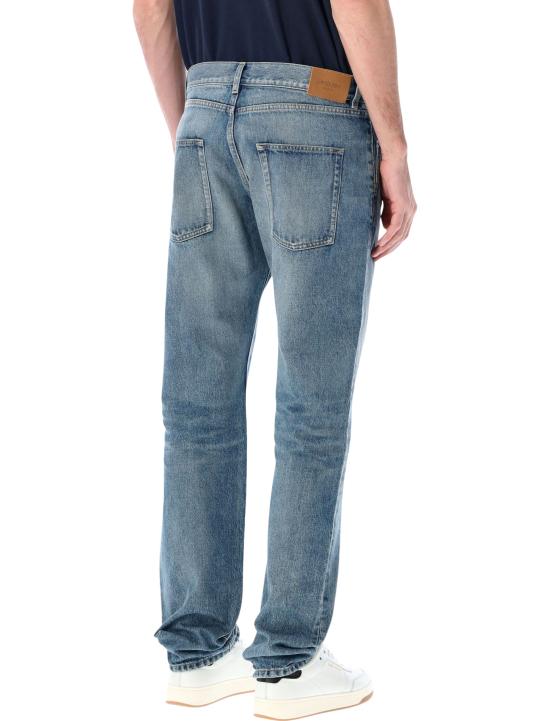 26SS 생로랑 스트레이트 팬츠 842995Y11CA 4937 INDIGO OCEAN - SAINT LAURENT