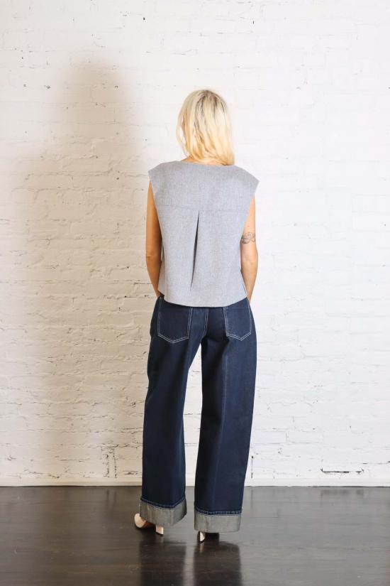 26FW 레이첼 코미 베스트 머서 탑 헤더 그레이 - RACHEL COMEY