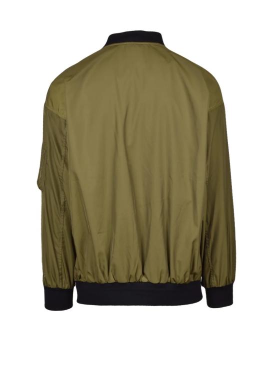  Original Bombers 자켓 대비되는 디테일이 돋보이는 오버사이즈 그린 봄버 재킷 - OTHER BRANDS