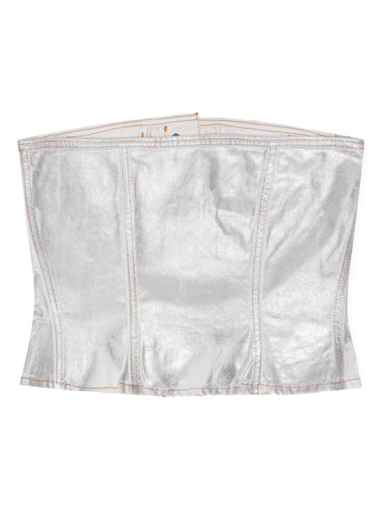  가니 탑 J1379151 SILVER - GANNI