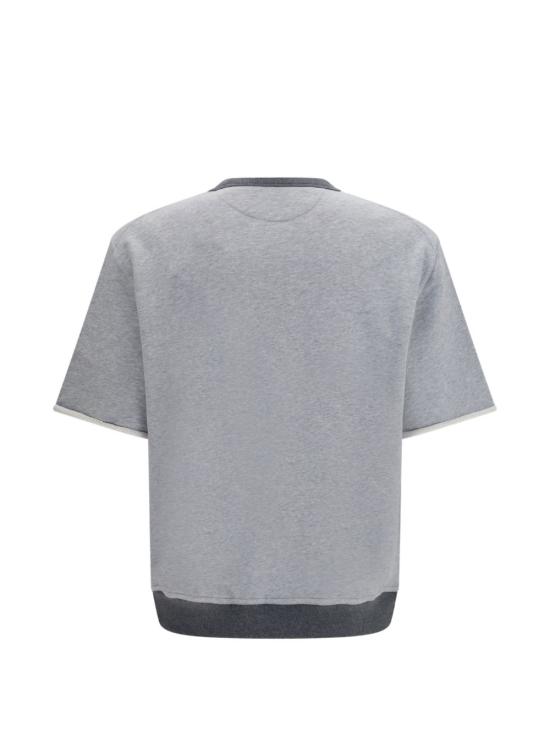26FW 브루넬로 쿠치넬리 긴팔 티셔츠 MM8263391G CT924 GREY - BRUNELLO CUCINELLI