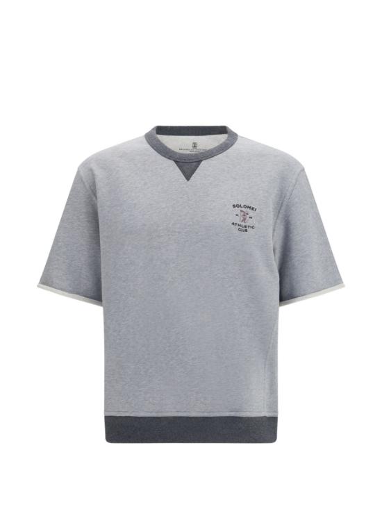 26FW 브루넬로 쿠치넬리 긴팔 티셔츠 MM8263391G CT924 GREY