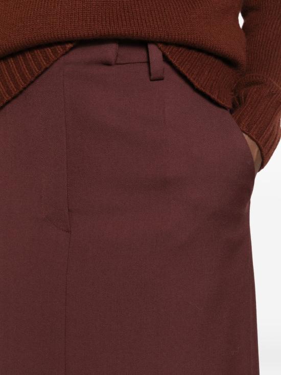 26FW 브루넬로 쿠치넬리 미디 스커트 MP553G4074 C9813 BORDEAUX - BRUNELLO CUCINELLI