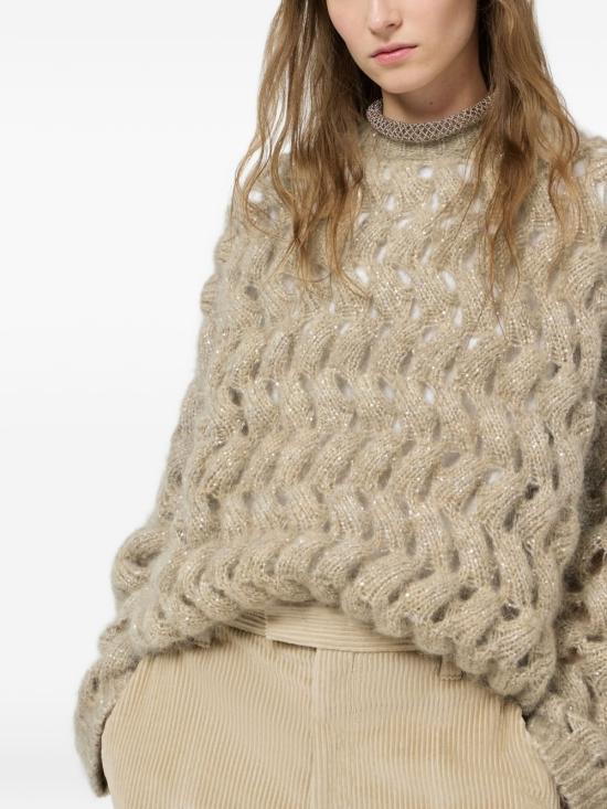 26FW 브루넬로 쿠치넬리 스웨터 MNT347520 CMG59 BEIGE - BRUNELLO CUCINELLI