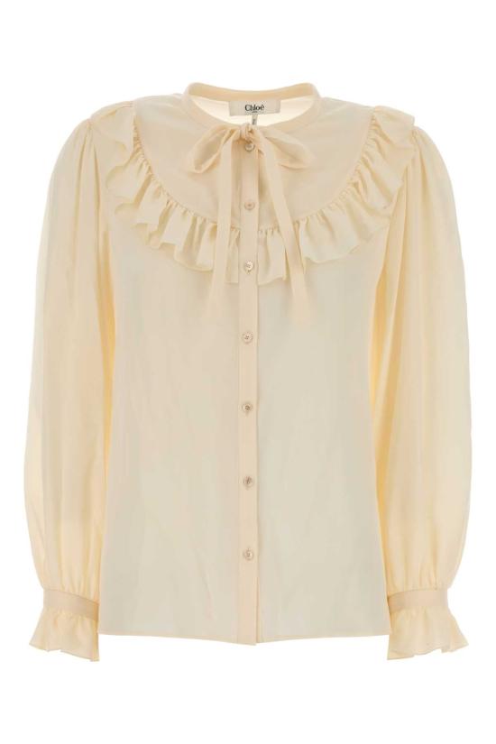 26FW 끌로에 블라우스 CH26WH112005 114 WHITE