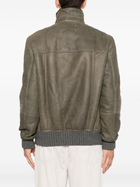 26FW 브루넬로 쿠치넬리 가죽 자켓 MPMWT1952 CMD40 BROWN - BRUNELLO CUCINELLI