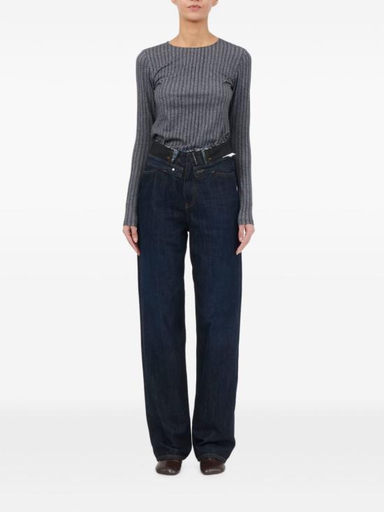  MM6 메종마르지엘라 데님 팬츠 S62LB0225M30063962 AI26 NAVY - MM6 MAISON MARGIELA