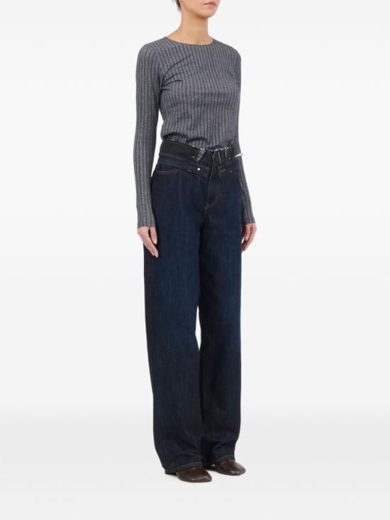  MM6 메종마르지엘라 데님 팬츠 S62LB0225M30063962 AI26 NAVY - MM6 MAISON MARGIELA