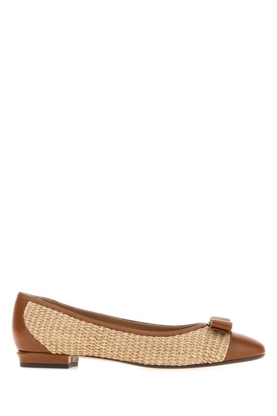 26FW 살바토레 페라가모 플랫 슈즈 01L7357936901C NATNATBIS BEIGE