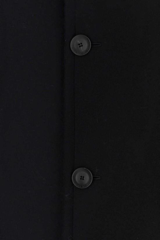 26FW 조르지오 아르마니 코트 GM004047TE16788 UC001 BLACK - GIORGIO ARMANI