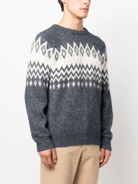  브루넬로 쿠치넬리 스웨터 i131489 GRAY - BRUNELLO CUCINELLI