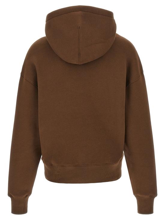 26FW 아미 후드 티셔츠 AM344340BM BROWN - AMI
