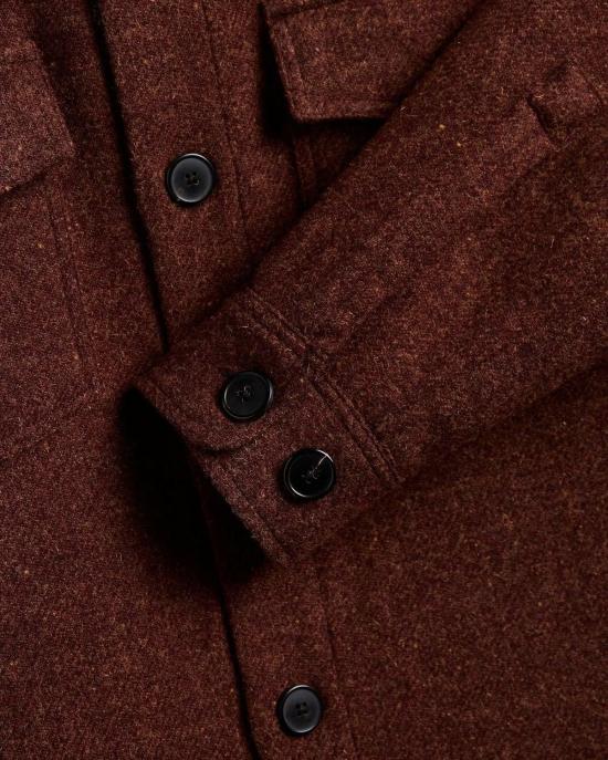  포르투기스플란넬 자켓 포르투갈 플란넬 울 필드 오버셔츠 테루아르 - PORTUGUESE FLANNEL