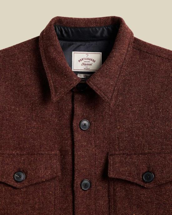  포르투기스플란넬 자켓 포르투갈 플란넬 울 필드 오버셔츠 테루아르 - PORTUGUESE FLANNEL