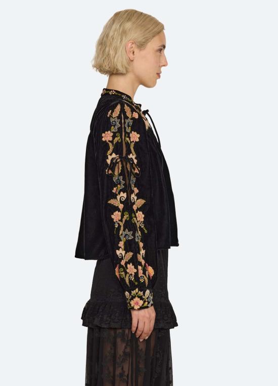  씨뉴욕 블라우스 RS27 001 BLACK - SEA NY