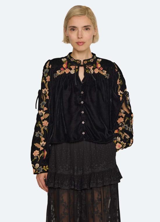  씨뉴욕 블라우스 RS27 001 BLACK