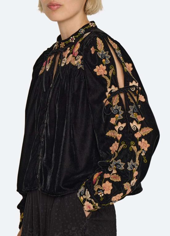  씨뉴욕 블라우스 RS27 001 BLACK - SEA NY
