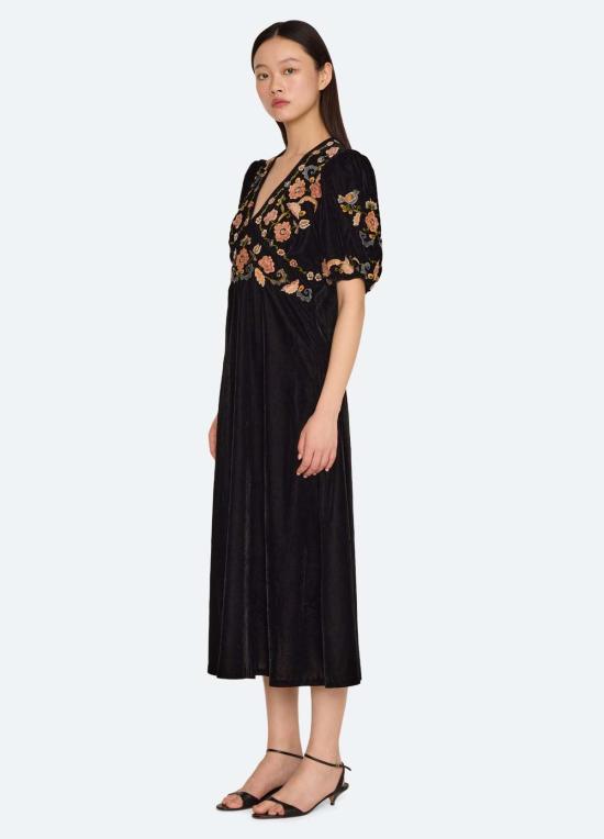 씨뉴욕 미디 원피스 RS27 003 BLACK - SEA NY