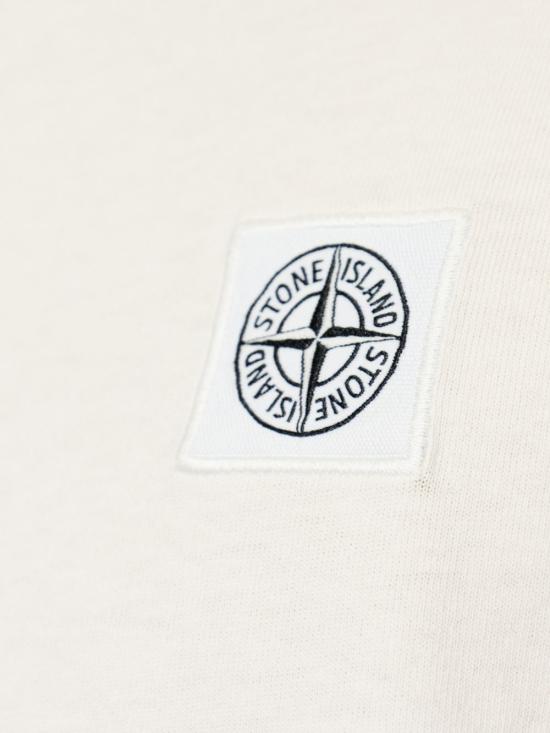 26FW 스톤 아일랜드 오가닉 코튼 패치 티셔츠 L2S152100030 S0500V0093 IVORY - STONE ISLAND
