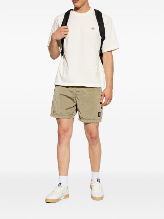 26FW 스톤 아일랜드 오가닉 코튼 패치 티셔츠 L2S152100030 S0500V0093 IVORY - STONE ISLAND