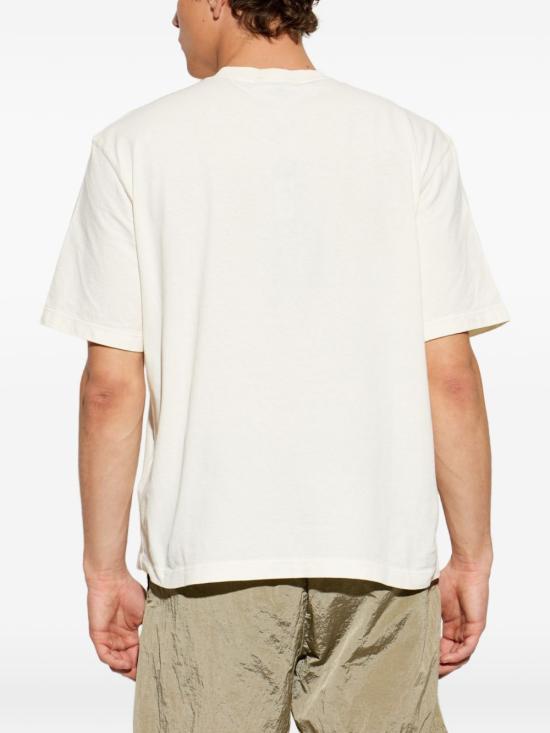 26FW 스톤 아일랜드 오가닉 코튼 패치 티셔츠 L2S152100030 S0500V0093 IVORY - STONE ISLAND
