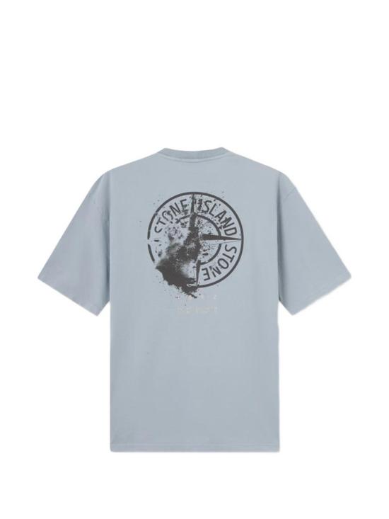 26FW 스톤 아일랜드 그래픽 프린트 오가닉 코튼 반팔 티셔츠 L2S152100001 S0534V0049 GREY - STONE ISLAND