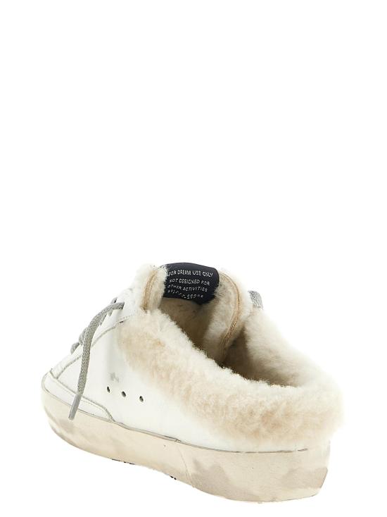 26FW 골든구스 플랫 슈즈 GO344421BM WHITE - GOLDEN GOOSE