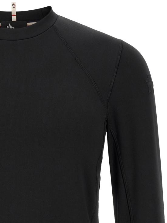 26FW 몽클레어 긴팔 티셔츠 MO344461BM BLACK - MONCLER