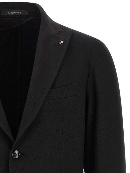  딸리아토레 자켓 LD1SMC26KAI210029N355 BLACK - TAGLIATORE