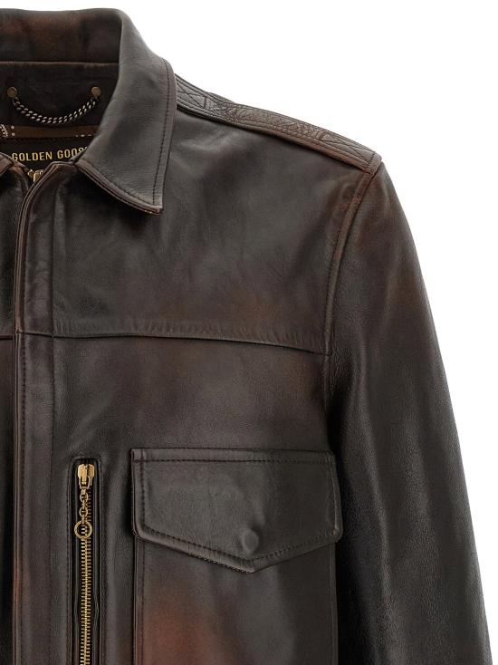  골든구스 자켓 LDGMP02502P0022885538155381 BROWN - GOLDEN GOOSE